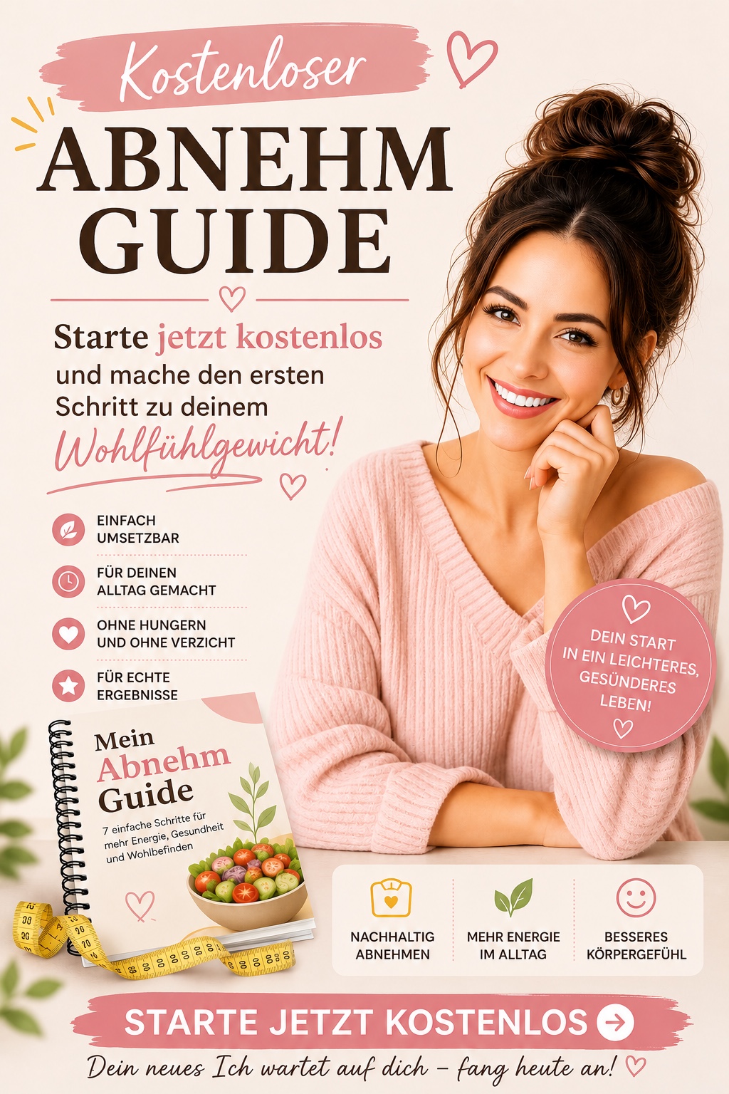Kostenloser Abnehm-Guide von Lachleicht