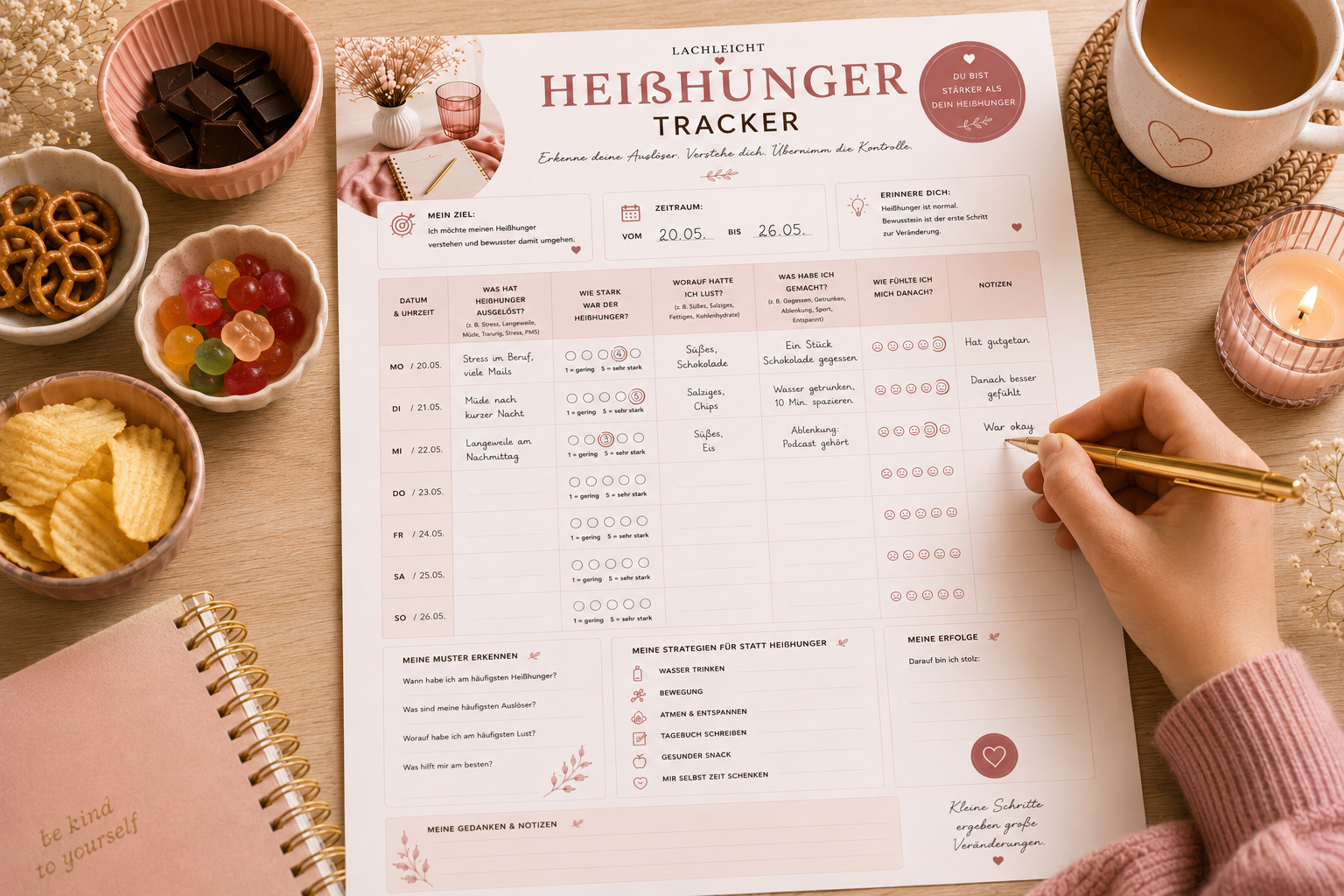 Heißhunger Tracker PDF zum Ausdrucken | Lachleicht – Bild 4