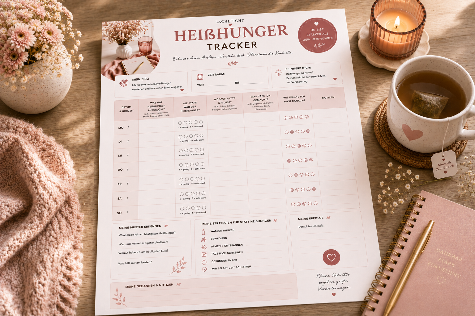 Heißhunger Tracker PDF zum Ausdrucken | Lachleicht – Bild 5
