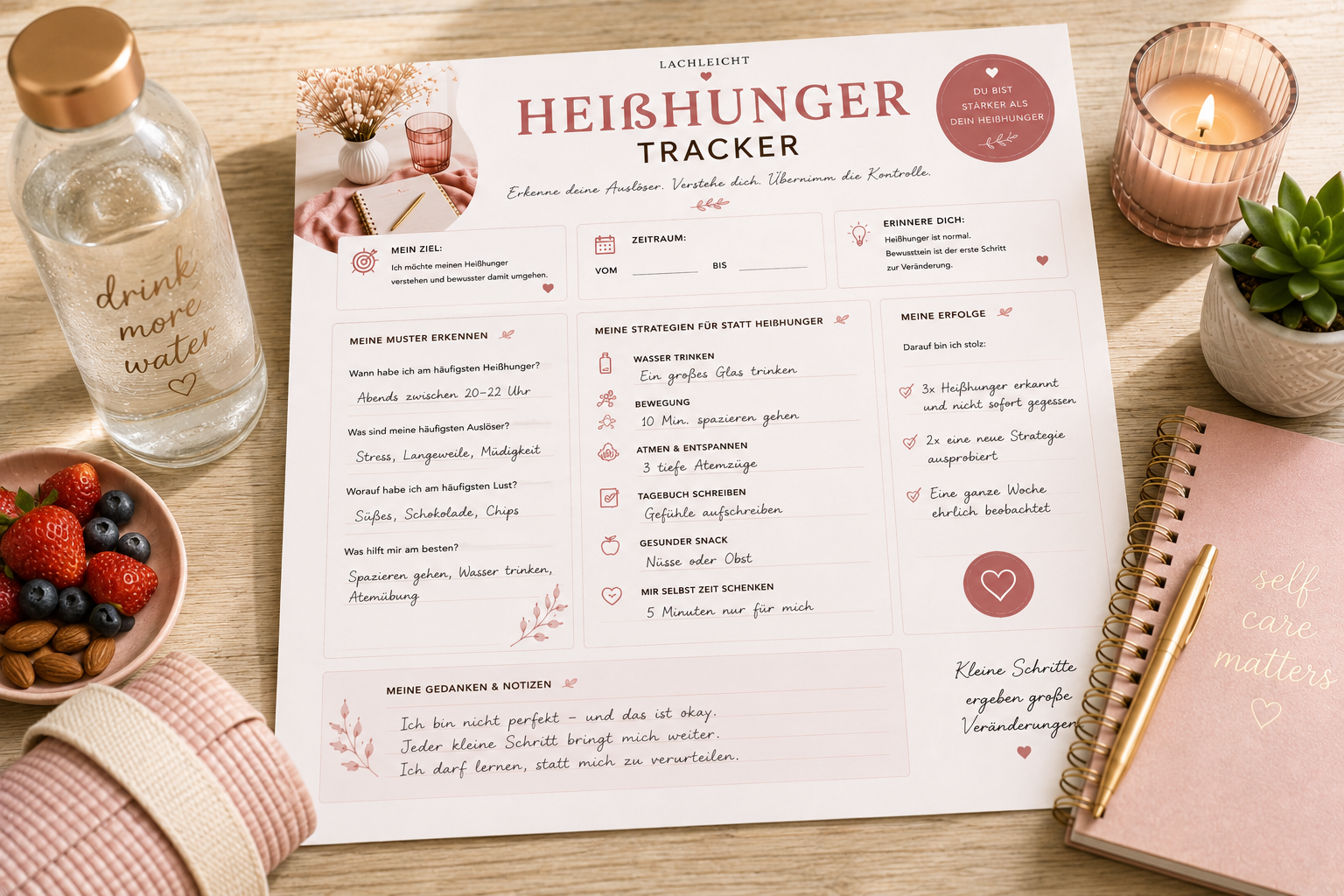Heißhunger Tracker PDF zum Ausdrucken | Lachleicht – Bild 7