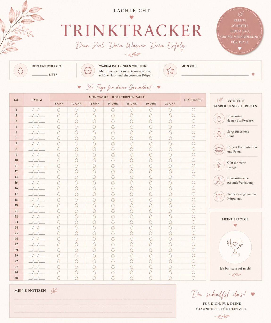 Lachleicht Trinktracker als PDF