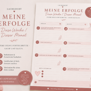 Meine Erfolge PDF zum Ausdrucken | Lachleicht