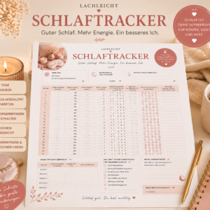 Schlaftracker PDF zum Ausdrucken | Lachleicht